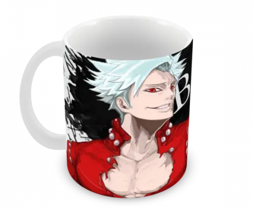 Caneca Polímero Nanatsu no Taizai Ban Personalizada