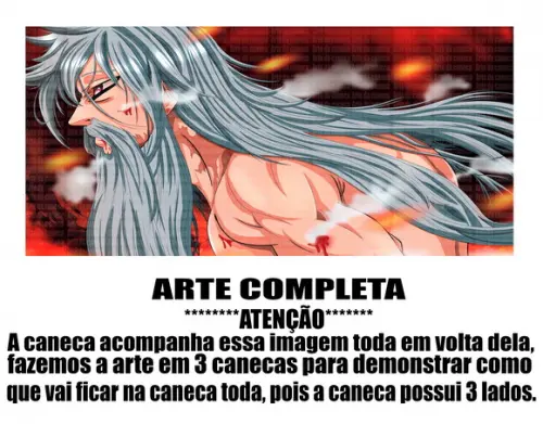 Caneca Polímero Nanatsu no Taizai Ban Personalizada