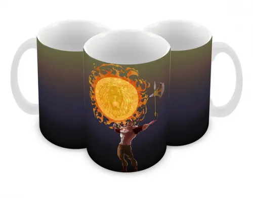 Caneca Polímero Nanatsu no Taizai Escanor Personalizada