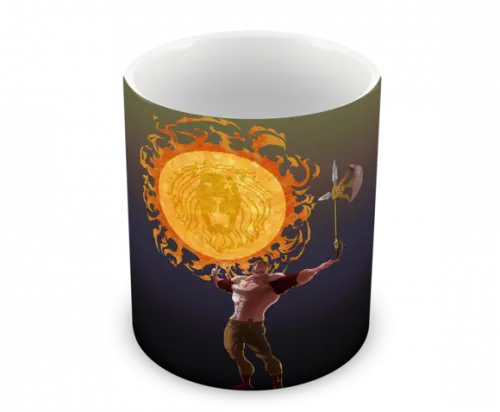 Caneca Polímero Nanatsu no Taizai Escanor Personalizada