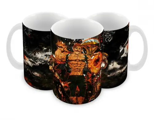 Caneca Polímero Nanatsu no Taizai Escanor Personalizada