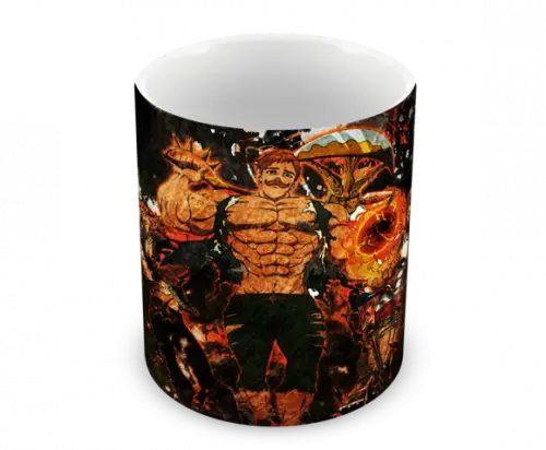 Caneca Polímero Nanatsu no Taizai Escanor Personalizada