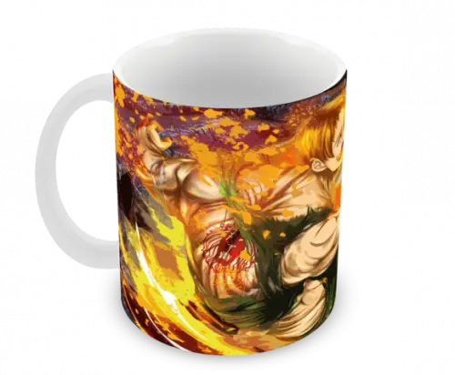 Caneca Polímero Nanatsu no Taizai Escanor Personalizada