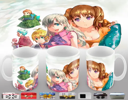 Caneca Polímero Nanatsu no Taizai Personalizada