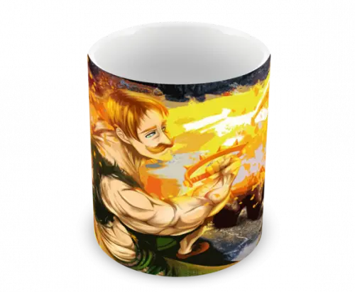 Caneca Polímero Nanatsu no Taizai Escanor Personalizada