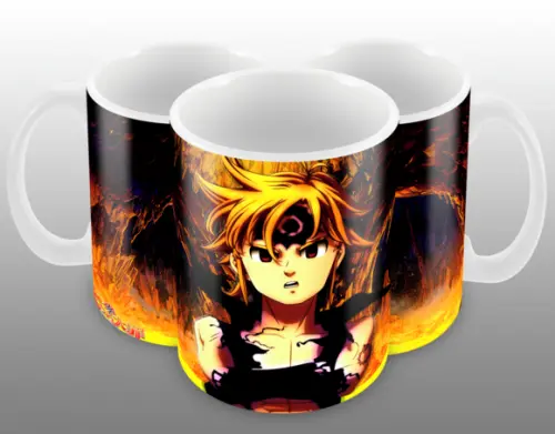 Caneca Polímero Nanatsu no Taizai Personalizada