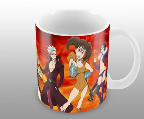Caneca Polímero Nanatsu no Taizai Personalizada