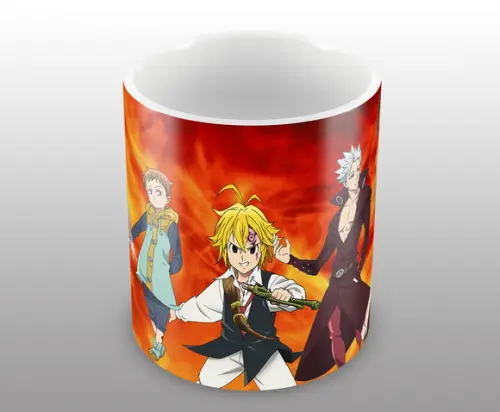 Caneca Polímero Nanatsu no Taizai Personalizada