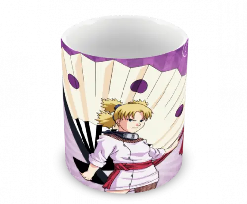 Caneca Polímero Naruto - Temari Personalizada