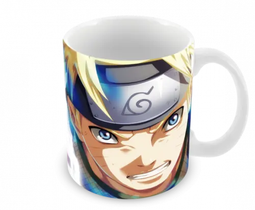 Caneca Polímero Naruto e Sasuke Personalizada