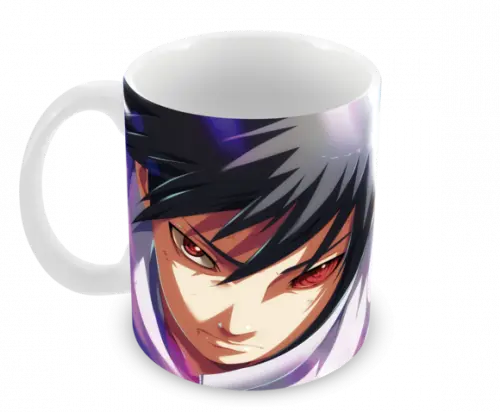 Caneca Polímero Naruto e Sasuke Personalizada