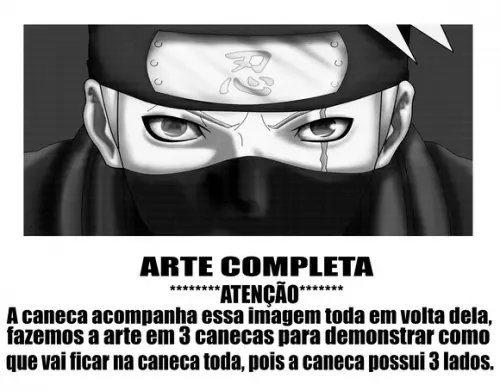 Caneca Polímero Naruto Personalizada