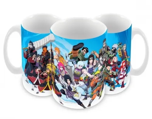 Caneca Polímero Naruto Personalizada