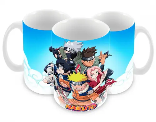 Caneca Polímero Naruto Personalizada