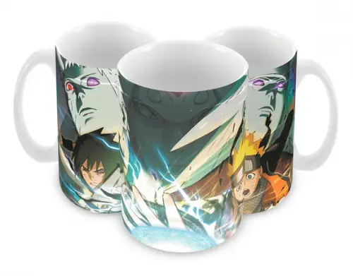 Caneca Polímero Naruto Personalizada