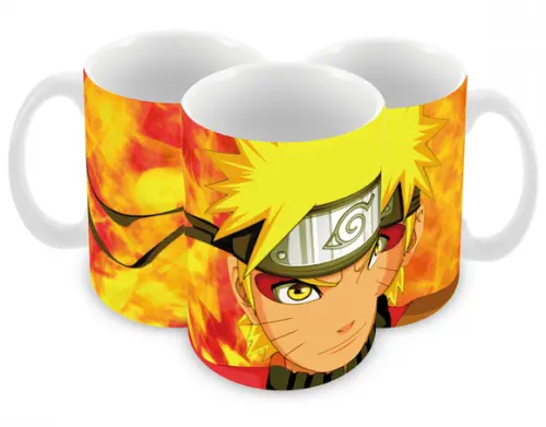 Caneca Polímero Naruto Personalizada
