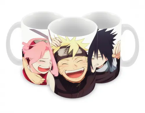 Caneca Polímero Naruto Time 7 Personalizada
