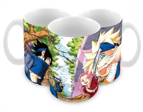 Caneca Polímero Naruto Time 7 Personalizada