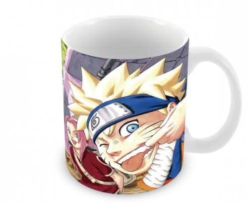 Caneca Polímero Naruto Time 7 Personalizada