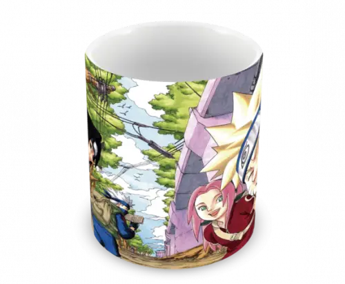 Caneca Polímero Naruto Time 7 Personalizada