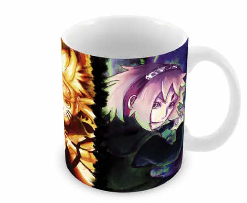 Caneca Polímero Naruto Time 7 Personalizada