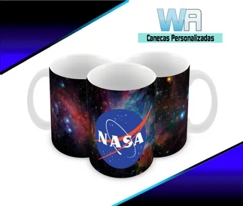 Caneca Polímero Nasa Personalizada
