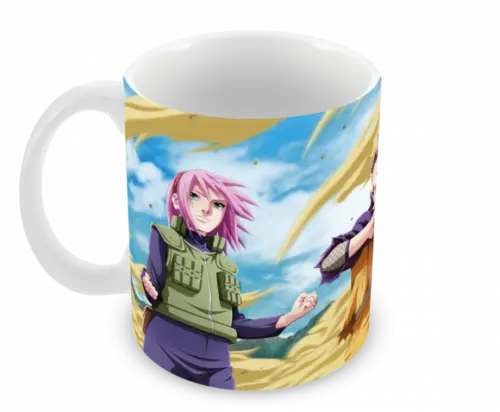 Caneca Polímero Naruto Time 7 Personalizada
