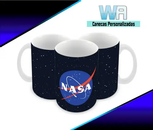 Caneca Polímero Nasa Personalizada