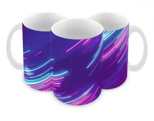 Caneca Polímero Neon Personalizada