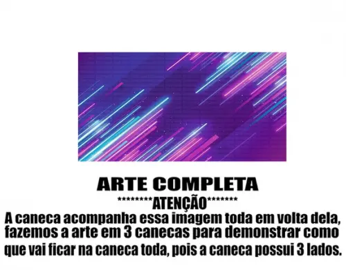 Caneca Polímero Neon Personalizada
