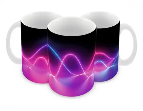 Caneca Polímero Neon Personalizada