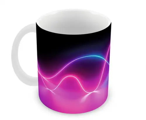 Caneca Polímero Neon Personalizada