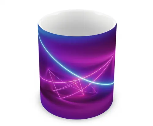 Caneca Polímero Neon Personalizada