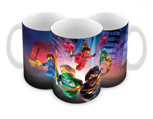 Caneca Polímero Ninjago Personalizada