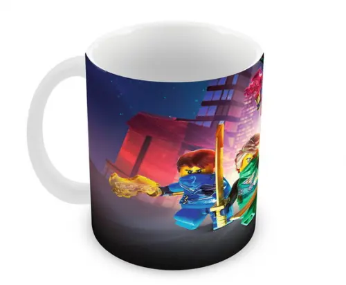 Caneca Polímero Ninjago Personalizada