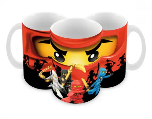 Caneca Polímero Ninjago Personalizada