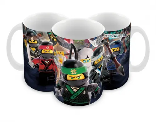 Caneca Polímero Ninjago Personalizada