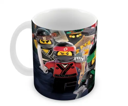 Caneca Polímero Ninjago Personalizada