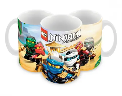 Caneca Polímero Ninjago Personalizada