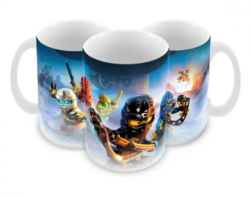 Caneca Polímero Ninjago Personalizada