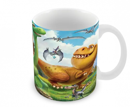 Caneca Polímero o Bom Dinossauro Personalizada