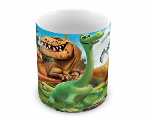 Caneca Polímero o Bom Dinossauro Personalizada