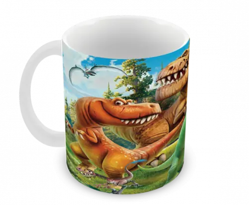 Caneca Polímero o Bom Dinossauro Personalizada