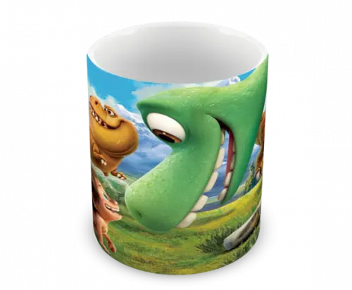 Caneca Polímero o Bom Dinossauro Personalizada