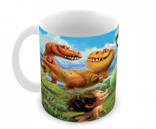 Caneca Polímero o Bom Dinossauro Personalizada