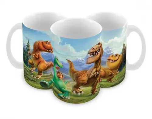 Caneca Polímero o Bom Dinossauro Personalizada