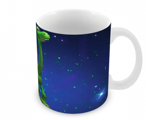 Caneca Polímero o Bom Dinossauro Personalizada