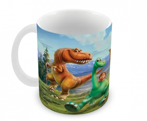 Caneca Polímero o Bom Dinossauro Personalizada