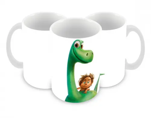 Caneca Polímero o Bom Dinossauro Personalizada