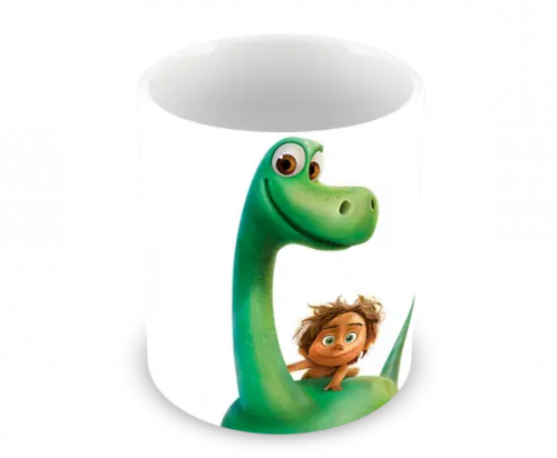 Caneca Polímero o Bom Dinossauro Personalizada